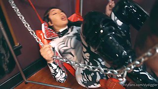 Ebony MILF Mesmerizes with Bondage Sex Slave Heat