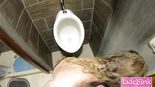 Amateur couple toilet sex video - Blowjob and Doggystyle Pussy Fucking