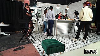 Scarlett Page's Fiery Cooking Show in a Wild Passion Scene