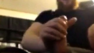 Big Cock Bear's Loud Orgasm