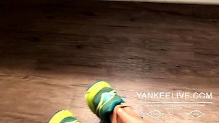 Submissive Blonde College Girl Gets Rough Sex and Creampie