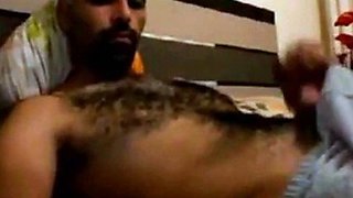 Hairy Horny Daddy Strokes His Big Cock