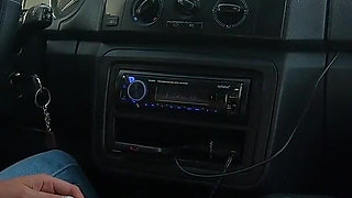 [remastered] Nervous Risky Car Handjob on the Road