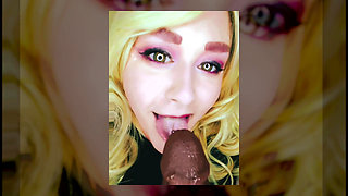 Hott Blonde Next Door Wants to Try Sucking on Your Big Black Juicy Cock