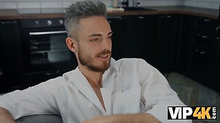 Vip4k. big breast innocent is learning how to be a tramp!