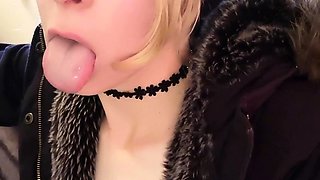 Curly Blonde Teen Records Solo Dildo Masturbation More at