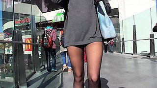 Shy Goth Exhibitionist - Las Vegas Backless Top And