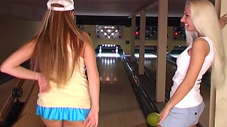 Big Titted Lesbian Lady From France Playing with Her GF
