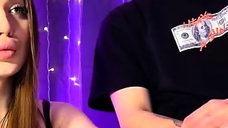 Close up teen foot worship