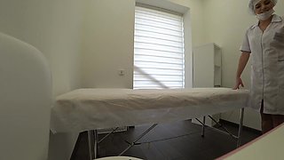 Luna Roulette Gets Lovemaking With Nurse After Cum