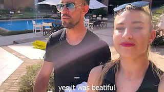 Hotel Hookup Ends With Facial Nympho Covered