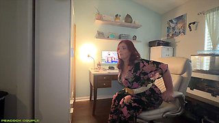 Redhead Pattys Big Tits Panties