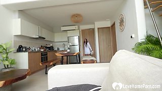 Home Nurse Examines Me Then Begs for My Thick Penis Deep in Her Tight Cunt