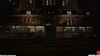 Wrestler bound and fucked with strapon