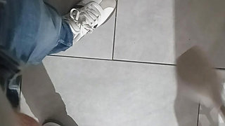 Cock and Balls beat with spatula  hard