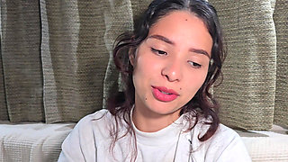 I Give My Rich Latina Stepsister a Nice Fuck Until She Gives Her All Her Rich Milk on Her Feet