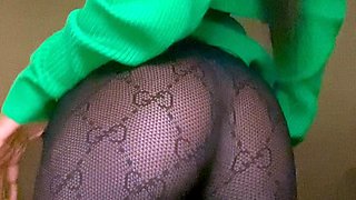 Amateur striptease and Solo masturbation