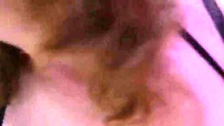 Stepmom in lingerie gets fucked in motel then pees
