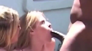 Dafne Rosen Found a Friend Who Will Gladly Share a Black Man in the Outdoor.