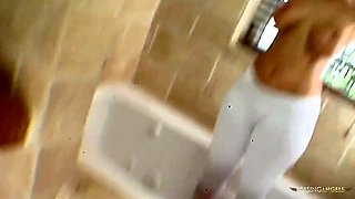 Lexi Lockhart Oils Up Her Juicy Ass and Big Tits in Shower Before Hardcore Bang