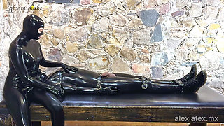 Lying Bondage Domination, Full - Alex Latex