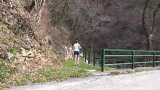 Ugly MILF Loves Anal Sex Outdoor - Italian Mature with Saggy Tits in Doggy Style