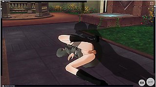 3d Hentai Girl Tanker Fucks In The Garden