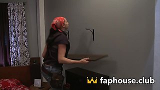 Gianna Michaels takes on a thick man sausage on