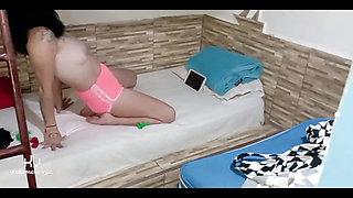 Stepdaughter Is Seen by Her Stepfather Stripping Live on Camera