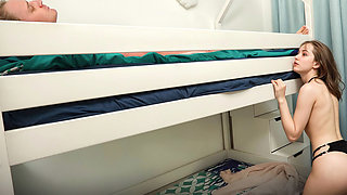 Martin Spell Rails Polly Yangs in the Ass on the Top Bunk and Cums on Her Hole