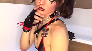 Cute Teen in Black Lingerie