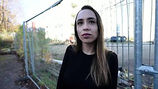 GERMAN SCOUT - Latina Teen Priscila Belini with perfect Tits