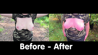 Titslapping World Record Trainig 2 - 18 of 18 - 4230 Slaps