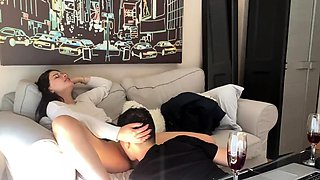 My slutty secretary came home with me and we did everything