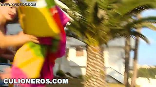 CULIONEROS - PHAT ASS WHITE GIRL Franceska Jaimes Getting Screwed In Public