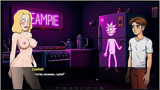 Rick Morty - Portal Porn Demoniums [ Parody Hentai Game ] Ep.4 Rick And Morty Orgy House !