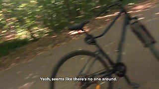 Stunning Busty Blonde Teen Screwed In The Park