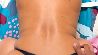 Quickie Anal Fuck with My Wife - Panties Pulled Aside