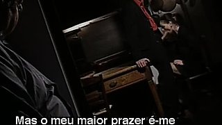 Gorgeous brunette babe fucked hardcore in the bathroom