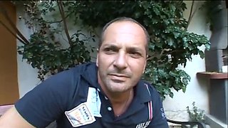 Redhead MILF Threesome with Big Boobs and Cum in Mouth