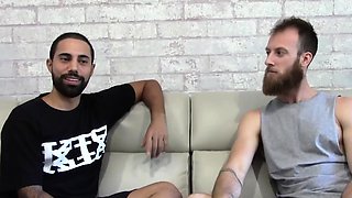 Bearded Top Tyla Dominates Lucas Narrow Aussie Asshole Raw