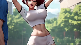 Soccer sex cup, sexy mature MILF wins