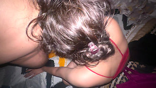 Deep blowjob , missionary sex ,cumshot with new bhabi