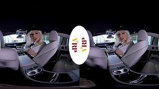 The Chauffer - Busty Blonde Pov - Vrpfilms - Sexlikereal