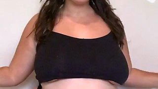 Big boobs milf masturbates with her dildo