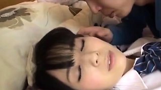 Skinny Japanese Teen Fingered and Fucked