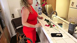 Stepmom gets pics for anniversary of secretary sucking
