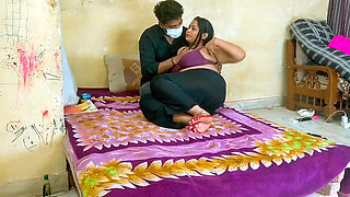 Office Girl Fucks Boss Hard for Promotion - Desk Sex Creampie