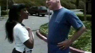 Old White Guy Has AnalSex With His Ebony Crush