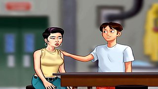 MissKitty2K slurps honeypot in Summertime Saga to cure her depression